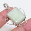 Natural Chrysoprase Gemstone 925 Sterling Silver Jewelry Pendant 1.62" ZS-1313