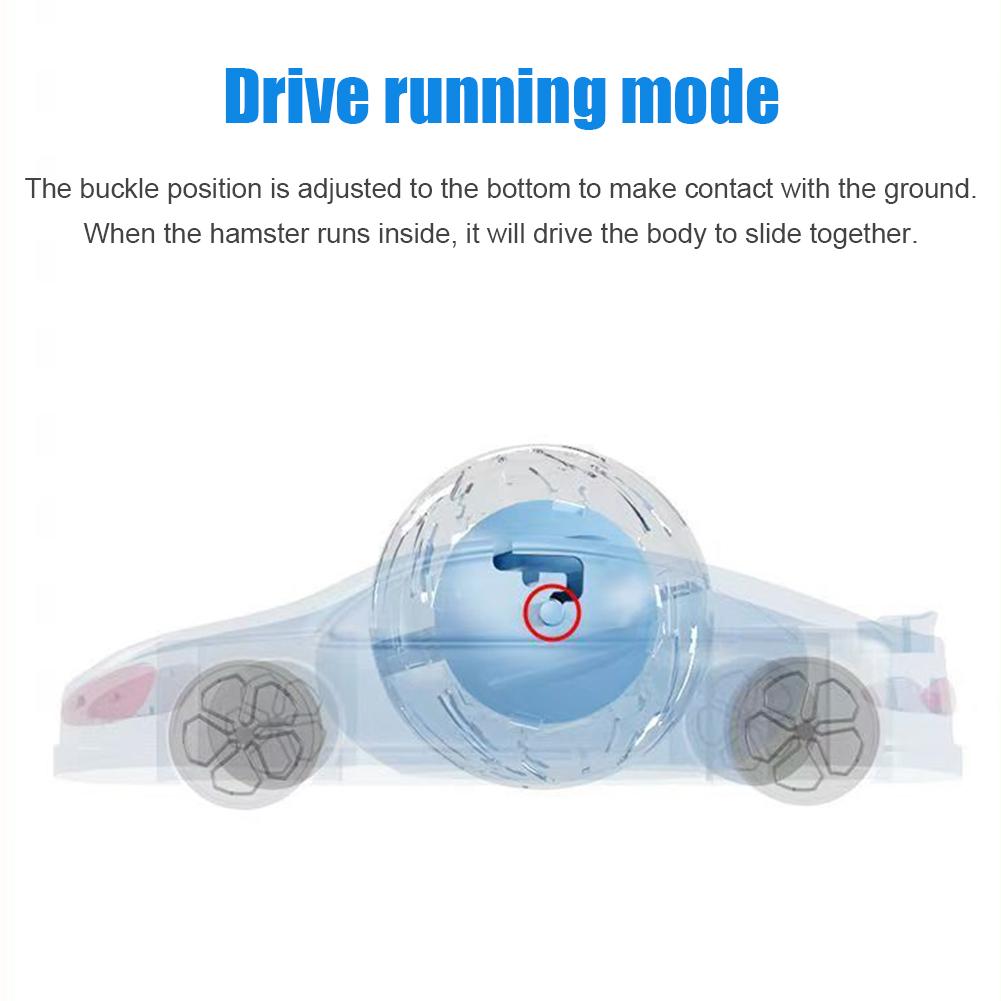 Hamster Running Ball Extra Large Transparent Rolling Toy Car Exercise Wheel For Small Pets Ferrets Golden Bear Sports Design