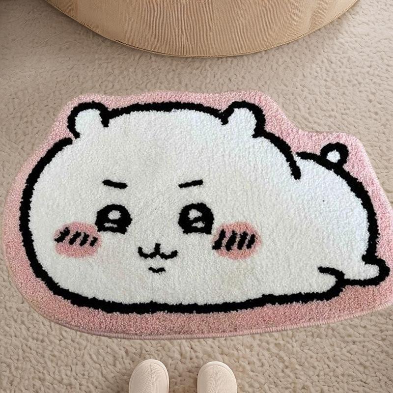 Cute Thickened Bathroom Floor Mat Home Carpet Toilet Door Plush Absorbent Foot Mat