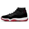 Sneakers Unisex Air 11 Retro Bred 2019 Nero Bianco Rosso Varsity 378037-061