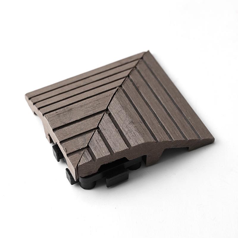 Wasserdichte, wartungsfreie WPC-Terrassendielen für Terrassen, Gärten und Balkone - Selbstverlegend und korrosionsbeständig