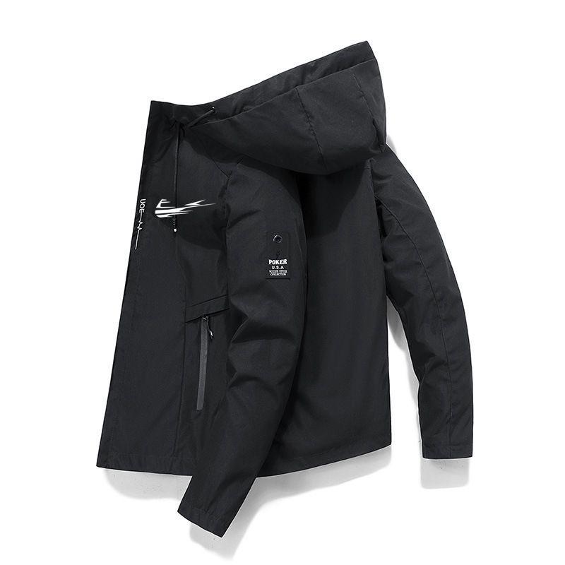 2023 Men's High-End Pique Stand Collar Jacket: Trendy Korean Style for Spring and Autumn