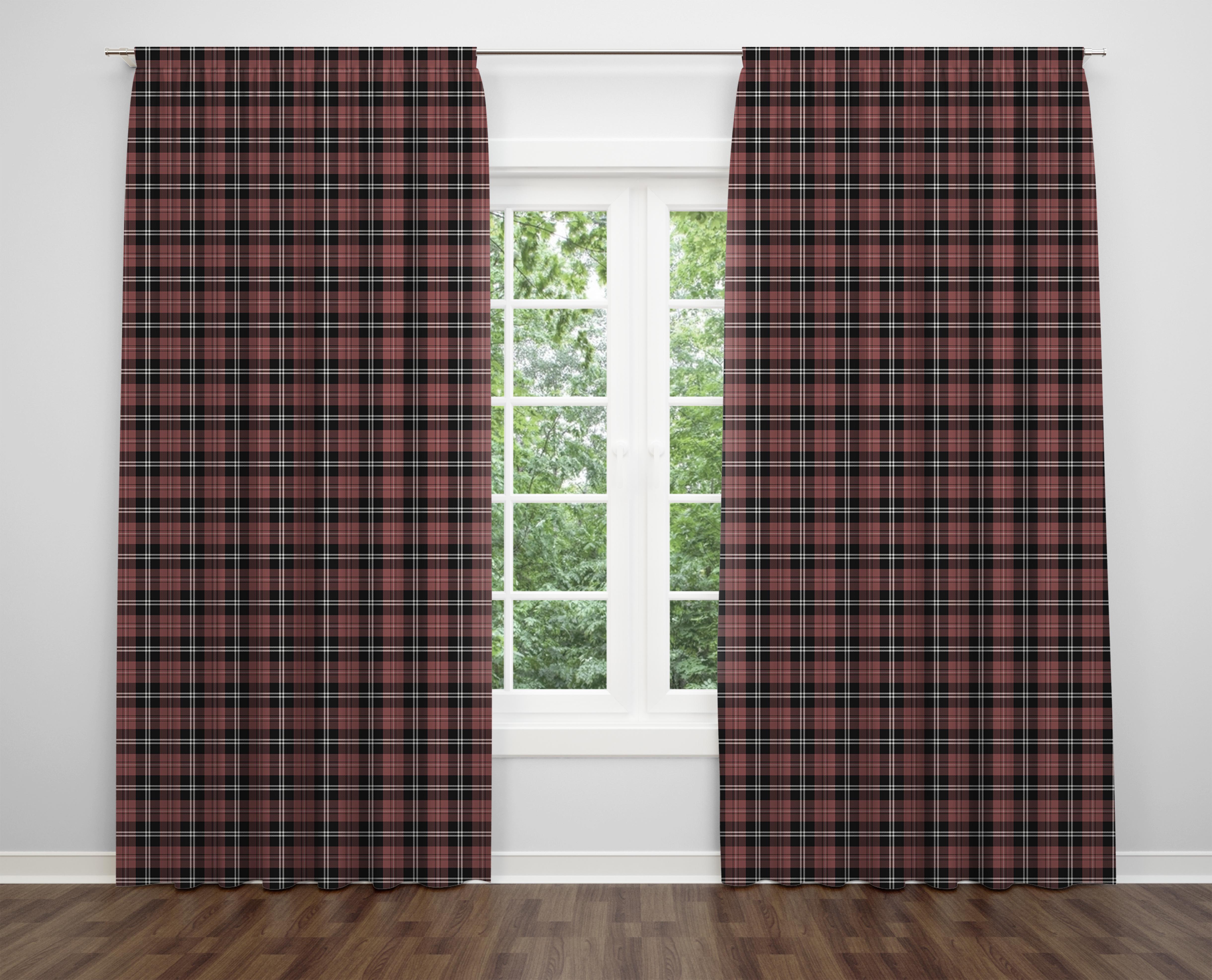 

Декоративний дизайн, високоякісна бавовняна тканина, ви можете вибрати одну або подвійну фіранку з крила 1 piece різнокольоровий