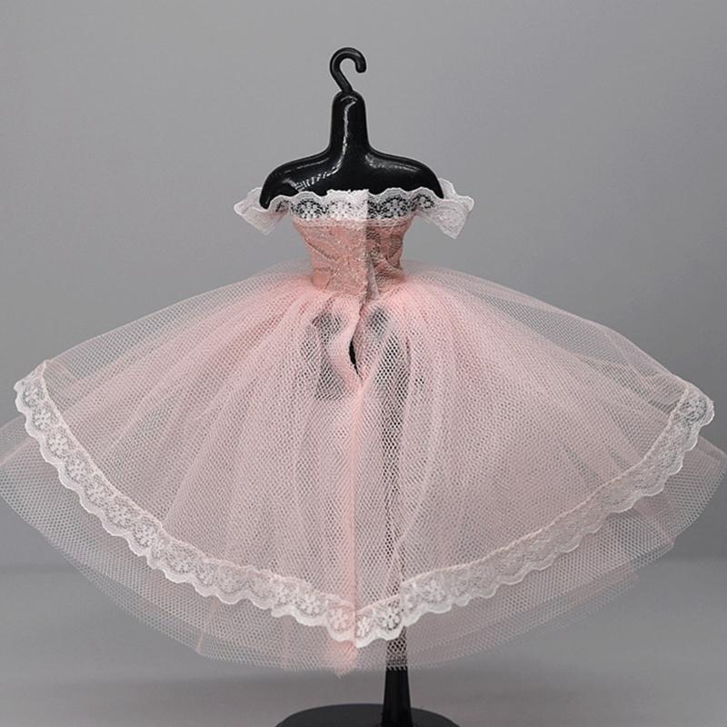 Elegant 1/6 Doll Dress Formal Ball Gown Outfit Soft Fabric For Ball Jointed Doll Fashion Dolls Dressingup Clothes