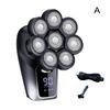 Multifunctional 8D Face Head Electric Shavers LED Display Electric Bald Head Shaver Upgrade Waterproof Rotary Shaving Equipment