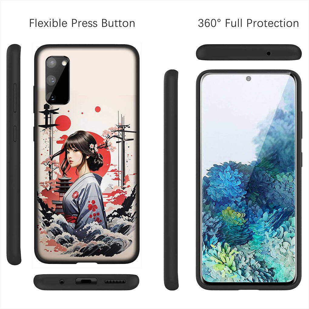 Cover for iPhone 17 16 15 Xiaomi Poco Redmi Note 14 13 12 11 Pro Max Samsung Galaxy S25 S24 S23 OPPO Huawei Samurai Skeleton Ninja Bushido Phone Case