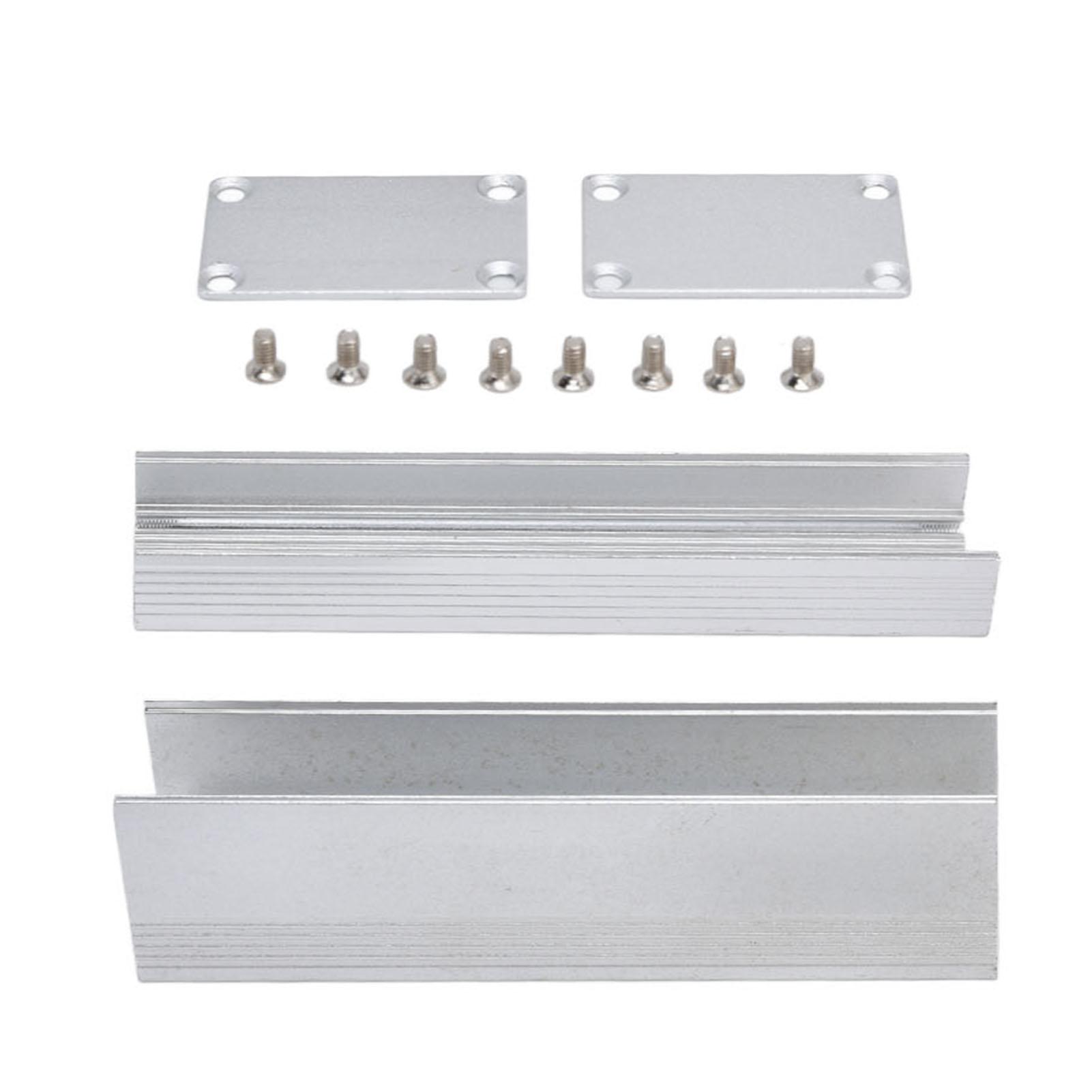 

Корпус з алюмінієвого сплаву Розподільна коробка підсилювача потужності Електронний захисний футляр для охолодження своїми руками