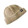EIGHTVOLUME Ev Fleece-Lined Ribbed Short Beanie (Beige)