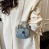 Macaron Leather Small Handbag For Women With Soft Pu Material And Crossbody Style For Daily Use