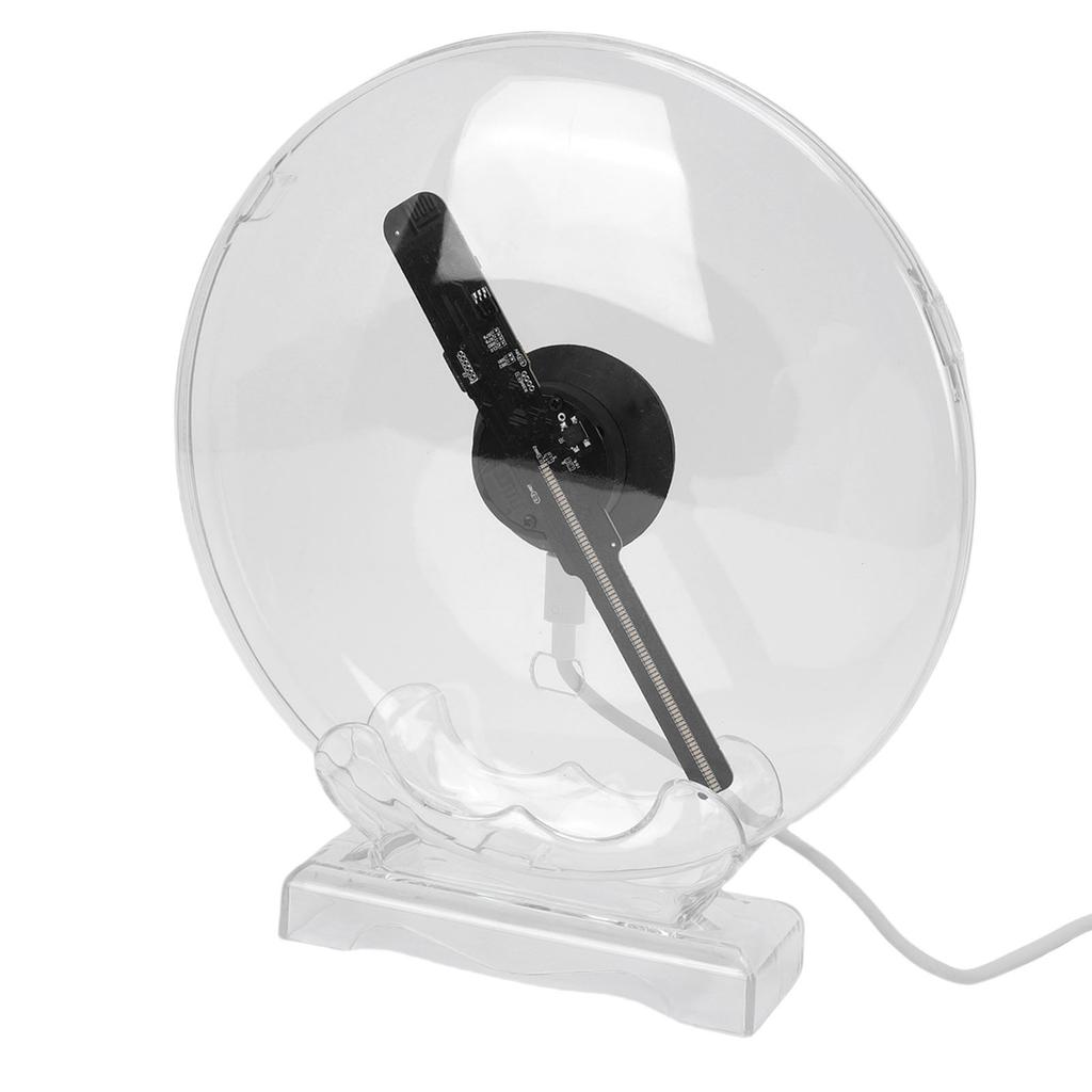 3D Hologram Fan Remote Control Advertising Display 3D Hologram Projector with 80 LED Bead Bluetooth Speaker for Commercial Store
