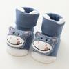 1 Paar elastische, dickere Babysocken aus Baumwolle, schöne, gut gewebte Kleinkindsocken für zu Hause