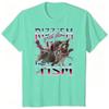 Unisexs Tshirt Rizz Em With The Tism Autism Racoon Print Tees Tops Retro Meme Print Clothes Funny Raccoon Meme Short Sleeve Tee