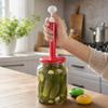 Airtight Food Storage Vacuum Seal Lids Manual Hand Pump Canning Jar Sealer Wide Mouth Freshness Keeper Plastic Cap