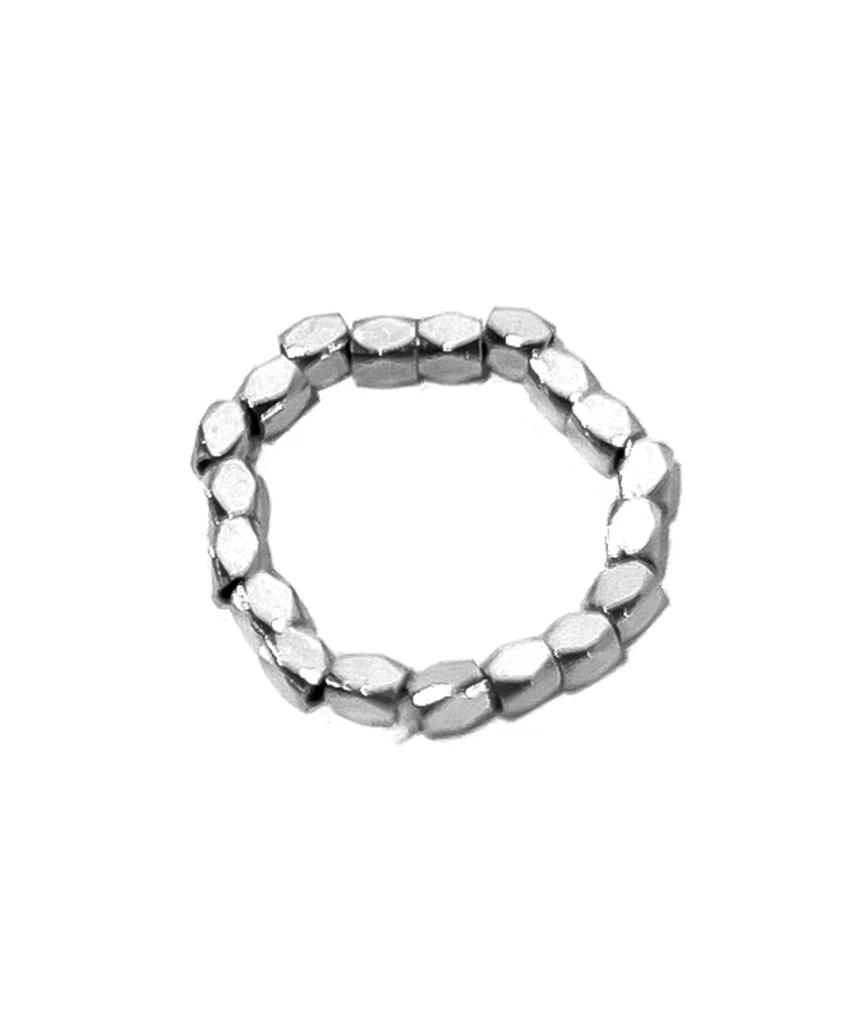 Ssy [3Set] Aztec Bead Ring Black