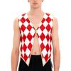 Costume da Domatore di Circo da Donna Senza Maniche Scollo a V Gilet