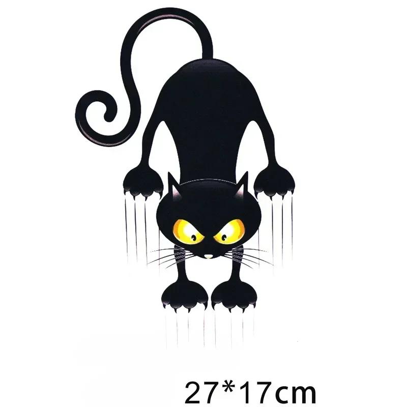Car Stickers 3D Cartoon Cat Creative Cats and Dogs In the Cracks PVC Stickers Auto Car Decal Decals Car-styling Accessories