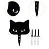 Cat Stake Garden Decor ,Outdoor Decoration, Yard Art Ornament, Lawn Decorative for Porch