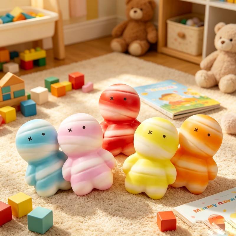 Squishy Mummy Slow Rebound Stress Relief Toy For Kids And Adults