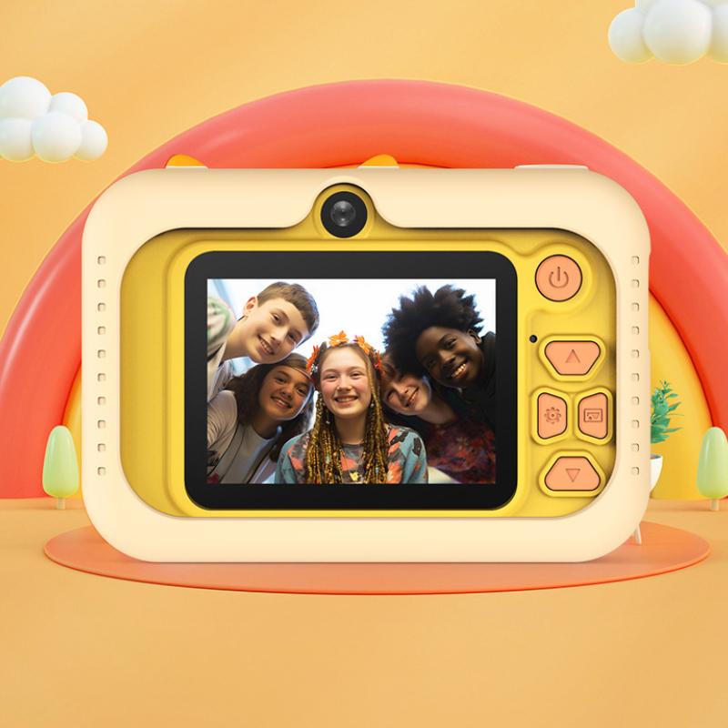 New Instant Children's Print Camera StrapLittle SLR Children's Camera Cartoon HD Dual Camera Digital Camera