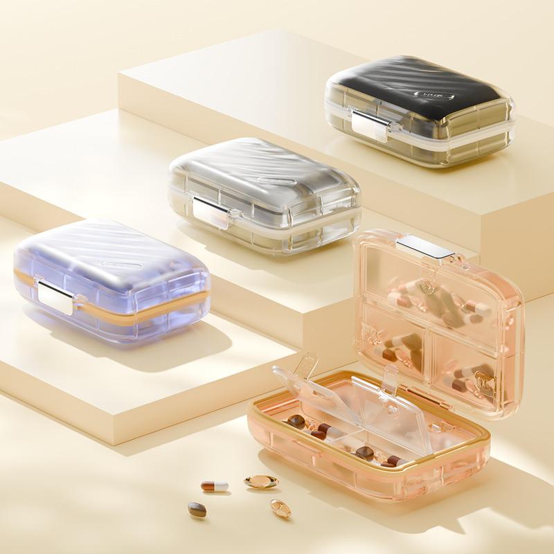 Portable Weekly Pill Organizer - Compact 7-Day Medicine Dispenser