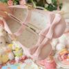 Fragrant Sweet Cute Round Head Doll Soft Girl Versatile Lolita Mary Jane Shoes Flat Medium Low Heel Lo Shoes Women