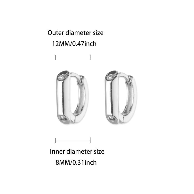 Fashion Exquisite Diamond-set Ear Buckle Earrings Women's Temperament Versatile Snake Earrings New