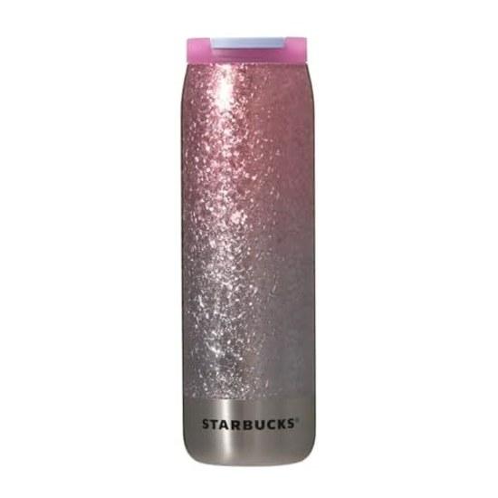 Starbucks Staba Starbacks Can Shape Stainless Steel Bottle Crack Purple Gradient 473ml