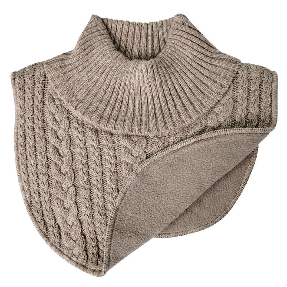 

Artificial Wool Children s Scarf Warm Neck Warmer Fashion Knitted Fake Collar Boys Girls