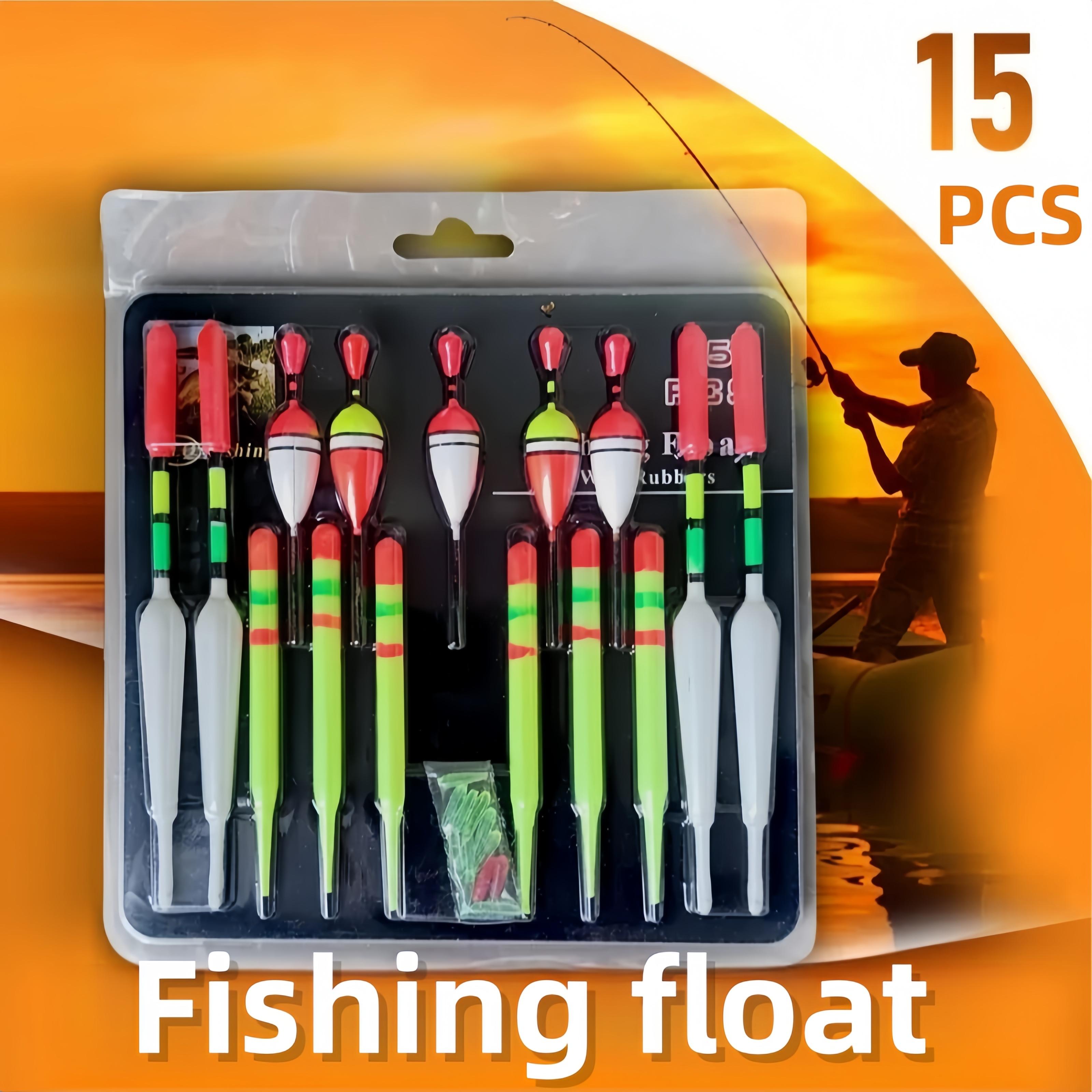 

15 шт. Рыболовные поплавки Индикатор Вертикальный буй 15-pcs