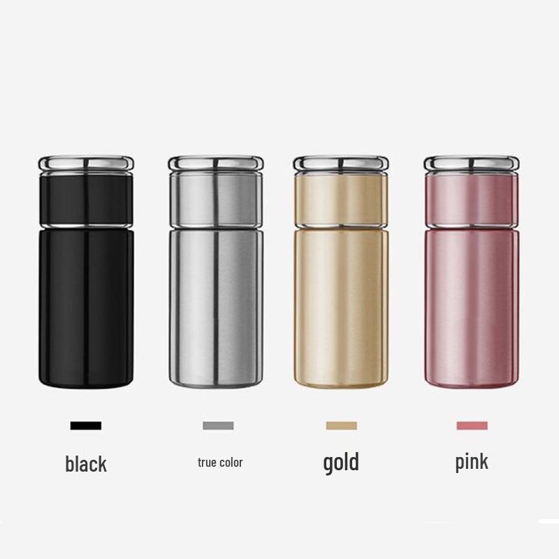 Portable Creative Stainless Steel Tea Infuser - Insulated High-End Cup