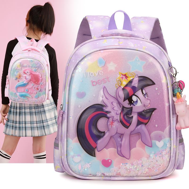 Schoolbag Girls Middle Class Large Class Hard Shell Lightweight Kindergarten 1011 New Cute Waterproof Wholesale School Bag Children's Backpack