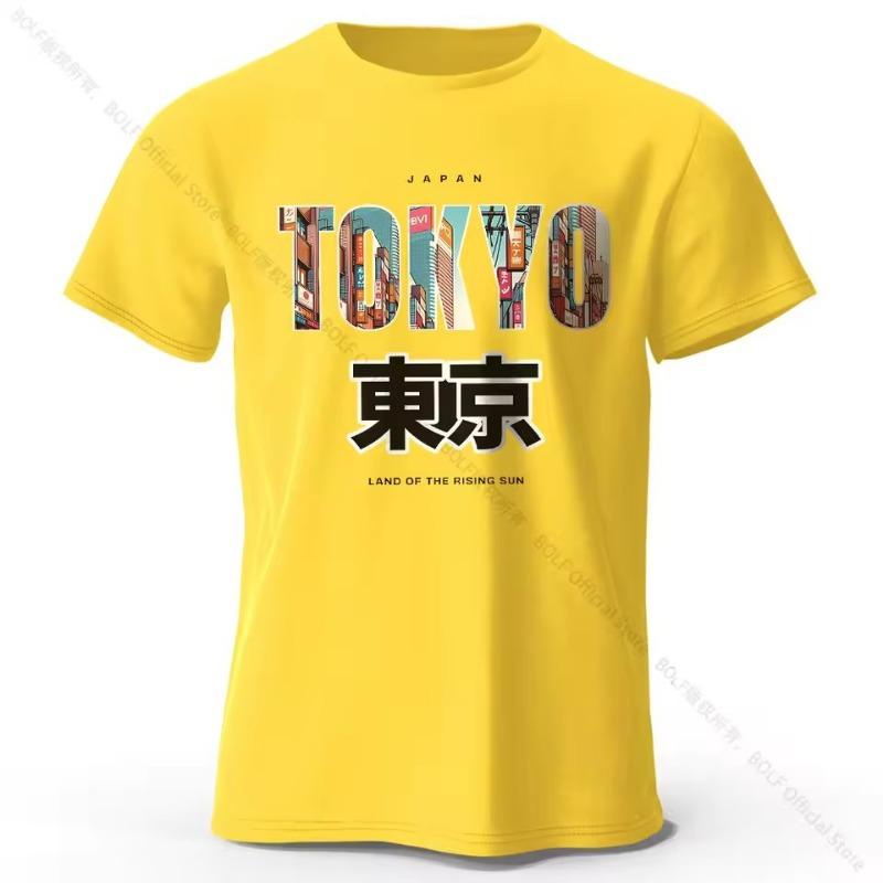 Tokyo Printed Fashion Forward 100% Cotton T-Shirt, Ultra Soft Round Neck Short Sleeve Tee Perfect Men