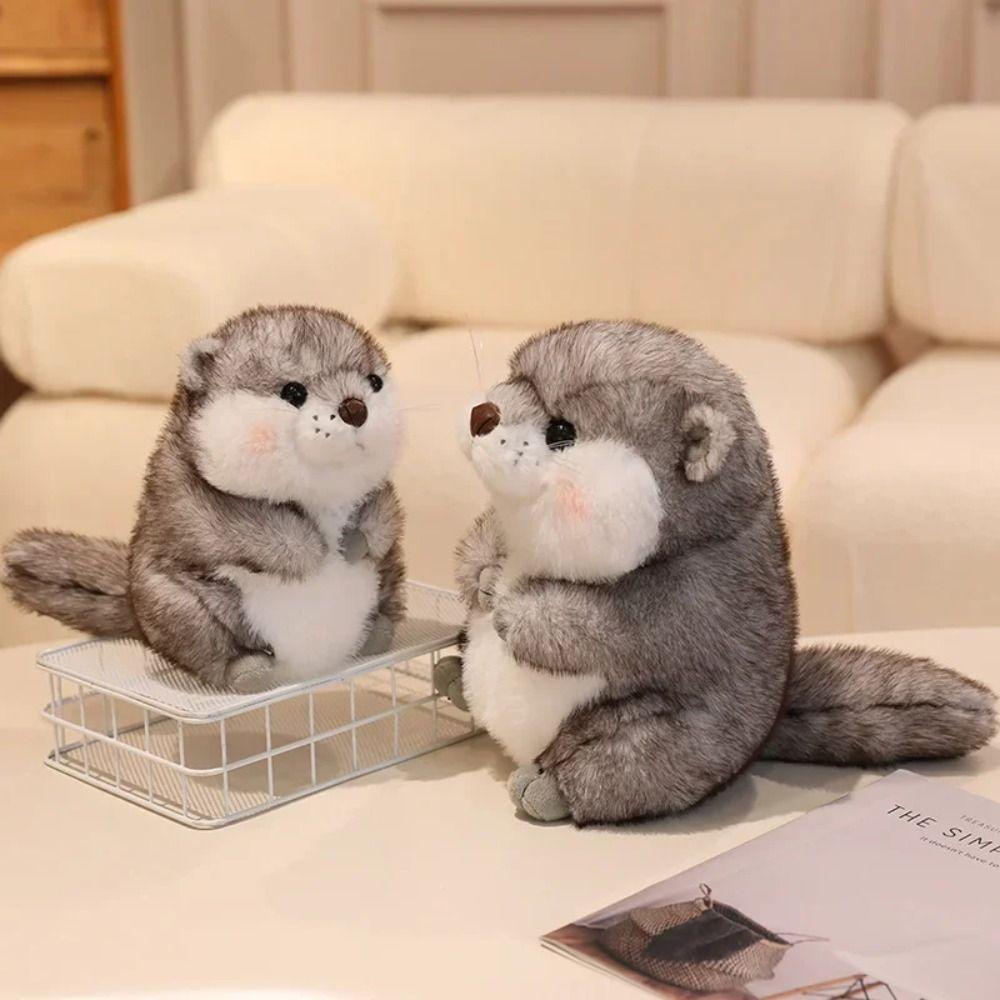 Soft Otter Plush Toys PP Cotton Animals Stuffed Toys Plush Otter Dolls  Birthday Gifts