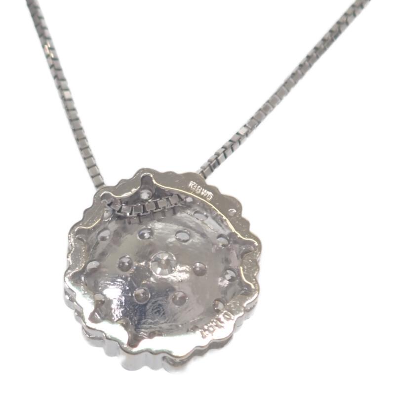 no brand  Necklace K18 white gold Women