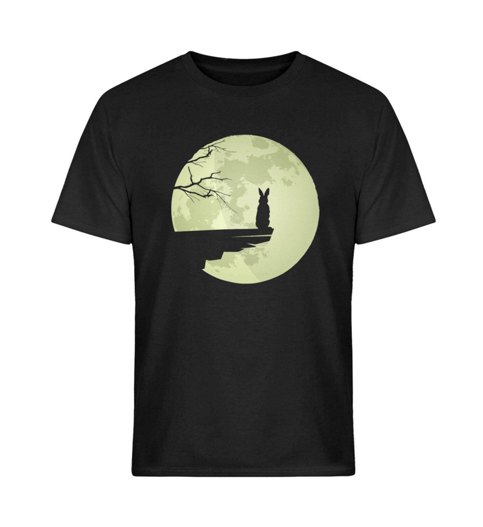 Rabbit Rabbit Bunny Full Moon T-Shirt 4XL