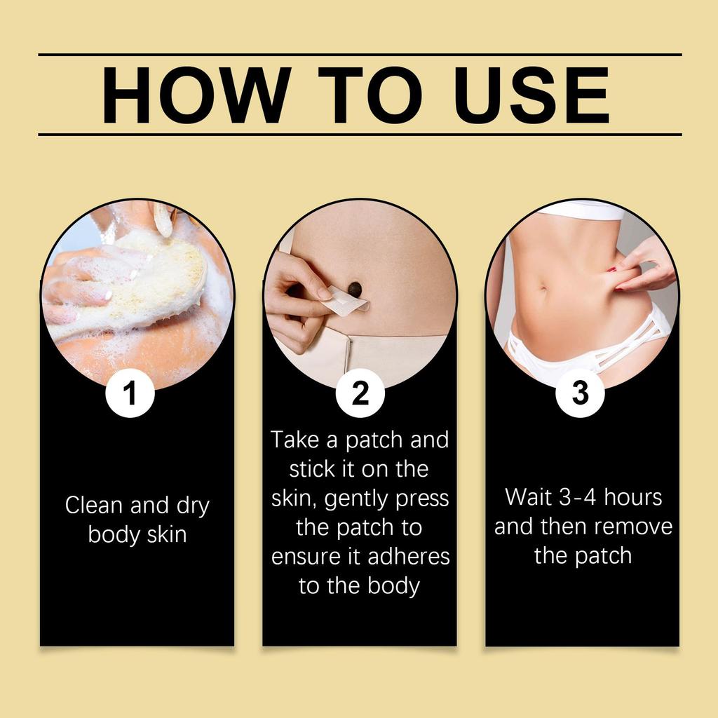 XIMONTH Bee Venom Body Contouring Patch Shape and Firm Body Skin Belly Belly Fat Worshipper Slimming Light Body Patch