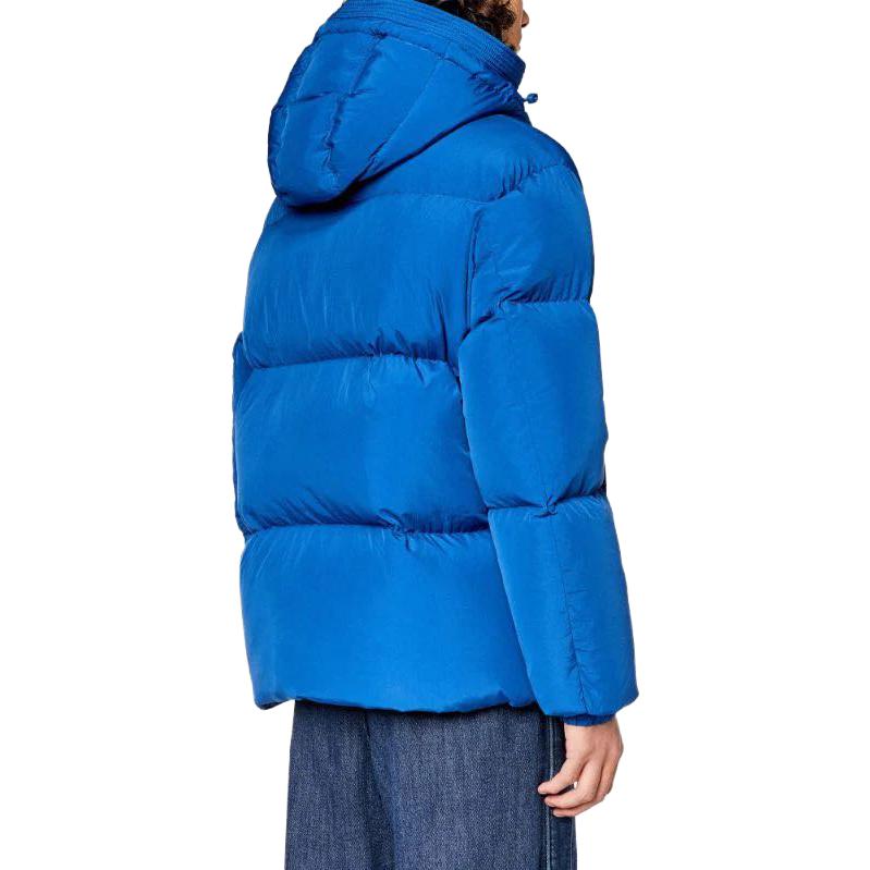 DIESEL Down Jackets Men's Blue Hooded Moderate Other A106010AEAI-8EK