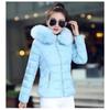 Women Short Cotton Coat Large Fur Collar Parkas Large Size Women's Cotton Padded Jacket