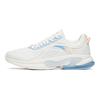Anta Running Series Lifestyle Series Elastic Rubber Technology Low-Top Running Shoes Women Sneakers White Blue 122125502-2