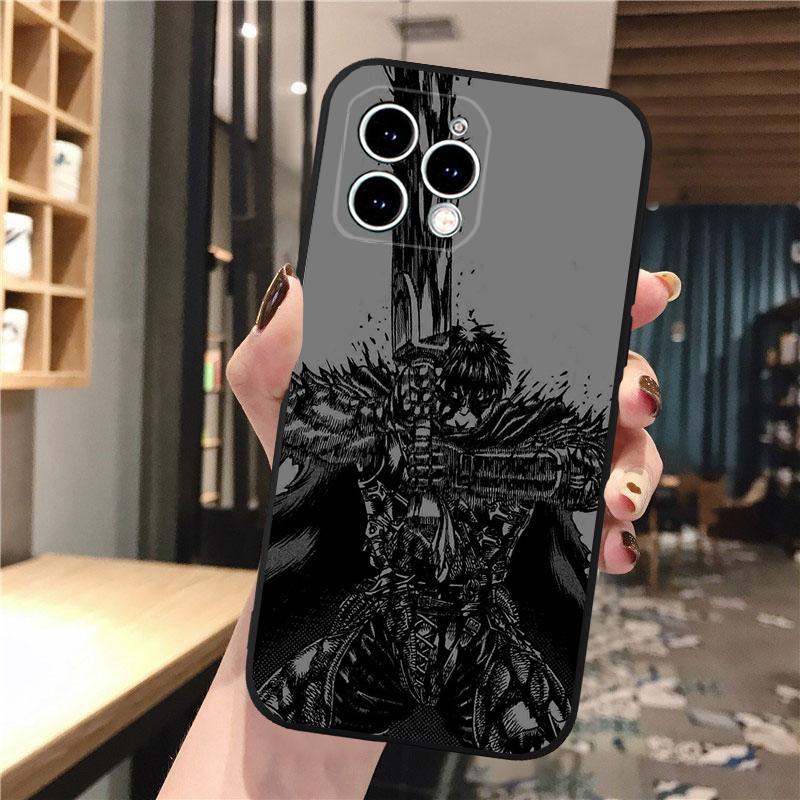 Berserk Guts Phone Case For Iphone 17 Pro Max Air 16 15 14 13 Pro Max 15 16 Pro 15Plus