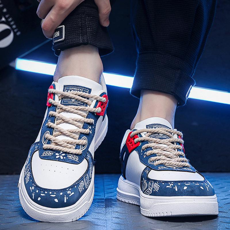 Fashion New Men's Shoes Lace-Up Sneakers Male Breathable Board Shoes Outdoor Non Slip Running Shoes Autumn Trend Casual Shoe Scarpe Uomo