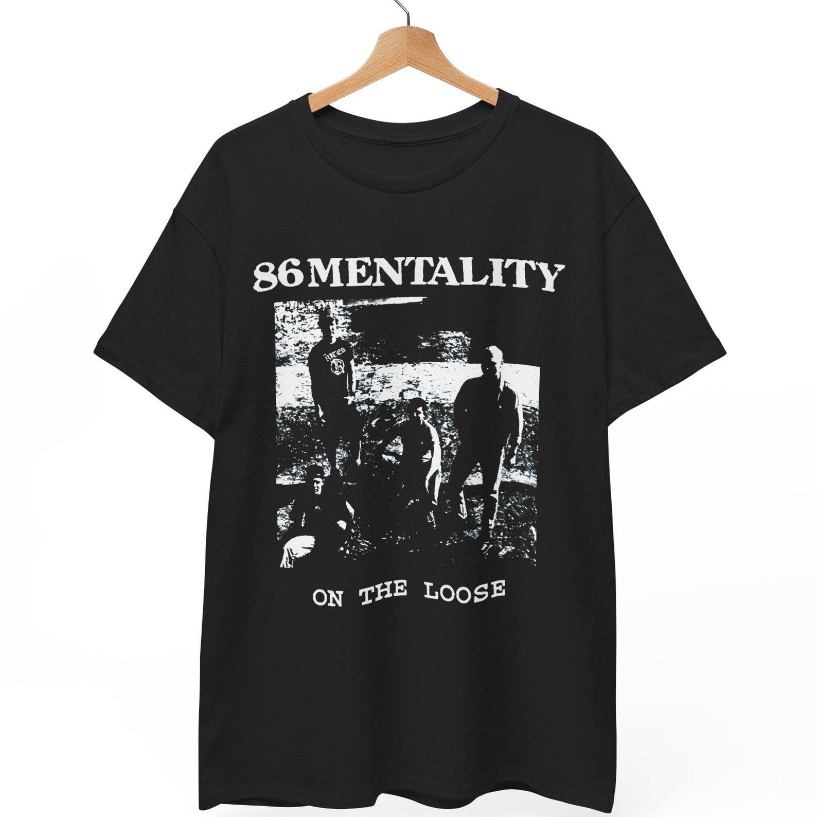 86 Mentality Hardcore Punk Band Tee - Vintage Unisex Fit 4XL