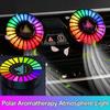 1PC Smart RGB Pickup Lights LED 3D Ambient Lamp Sound Control Music Rhythm Lights Air Freshener for Car Gaming TV Creative Decora
