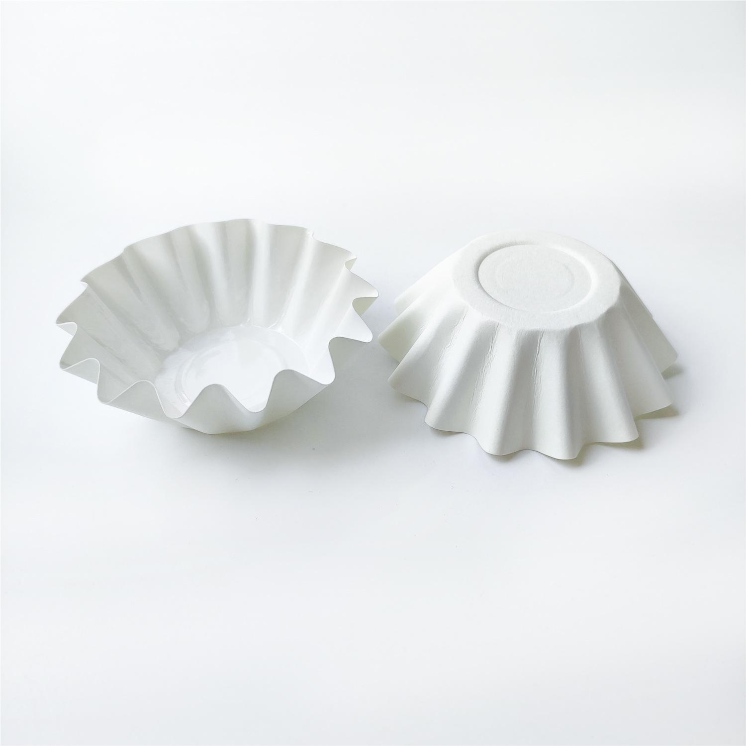 Chrysanthemum High-Temp Resistant Cupcake Liners, Mold-Free Baking Cups, 50-Pack