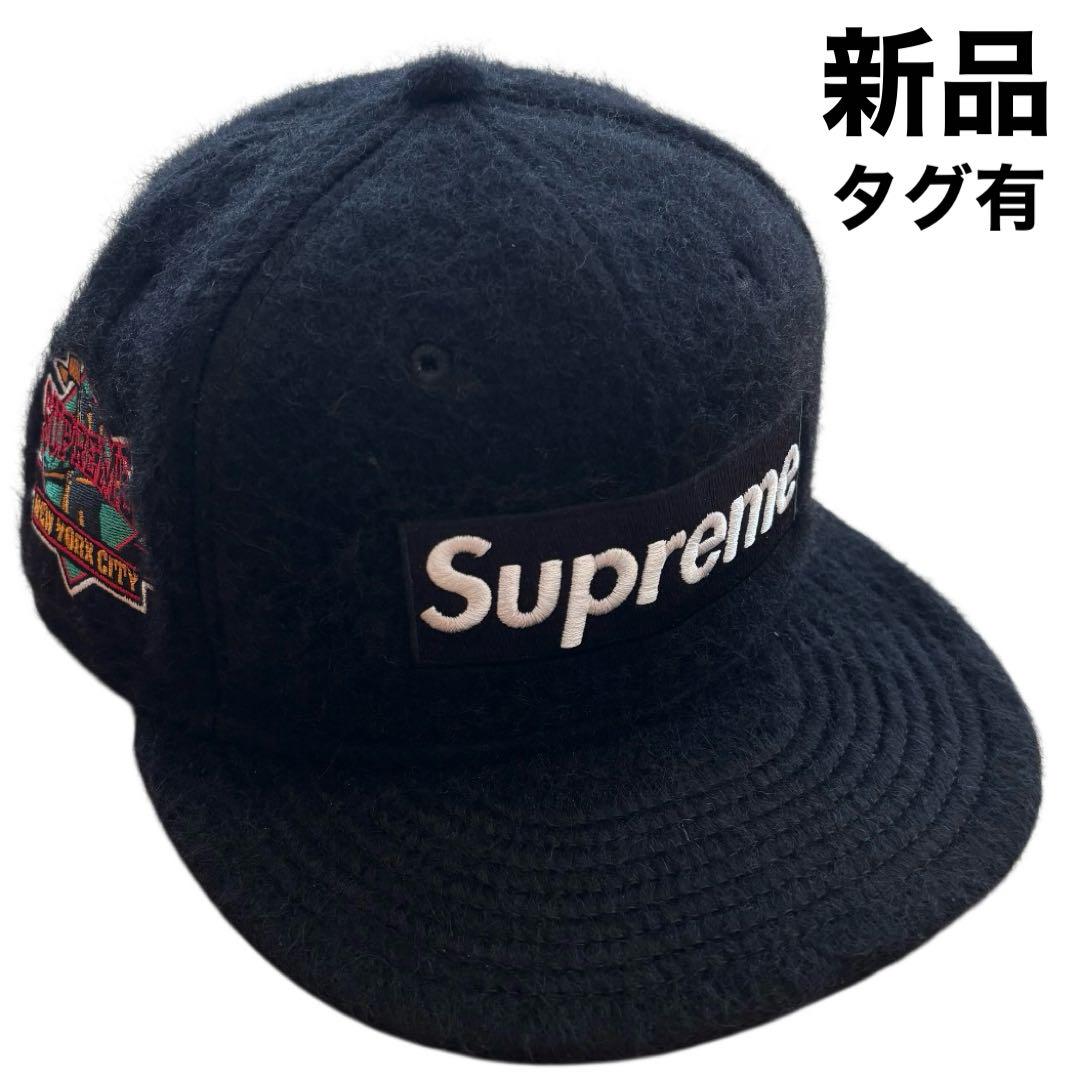 

[USED] Supreme Brushed Wool Box Logo New Era Black