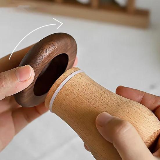 Wooden Mushroom Toothpick Holder Toothpick Dispenser Office Restaurant Desktop Box Home Farmhouse Rustic Toothpick Organizer Container