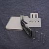 Sewing Machine Parts Iron Tape Binder Precision 4 Folds Hemmer Folder Adjustable Durable Binding Attachment Industrial Sewing