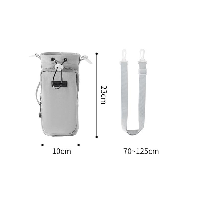 Borsa Portatile per Borraccia con Tracolla Regolabile Manicotto Termico Sottovuoto per Tazza Tazza Copertura Protettiva Isolante