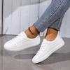 Little White Shoes for Women  New Spring Version Lace-up Casual Shos Ladies Comfort Non-slip Flats Woman Sneakers