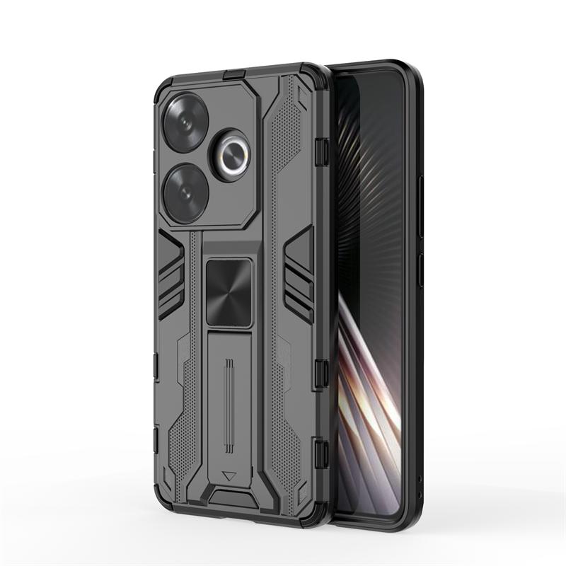 Pro Xiaomi Poco F6 5G Pouzdro Silikon+PC Magnetický Držák do Auta Pouzdro na Telefon Pro Poko Poxo F6 F 6 6F PocoF6 Nárazuvzdorný Pancéřovaný Zadní Kryt